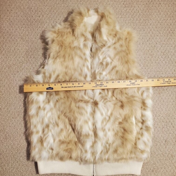 NWOT! Coldwater Creek Fur Vest Sz 16 - Picture 2 of 4